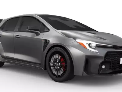 Toyota GR Corolla 2023 Low-poly 3D model