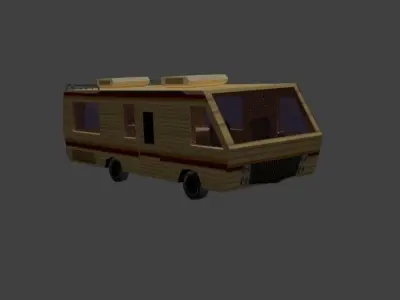 Breaking Bad Van Low-poly 3D model