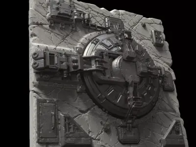 Missile silo 3D print model