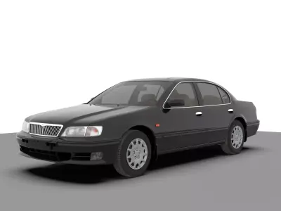 Nissan Maxima 1998 HQ Exterior and Interior 3D model