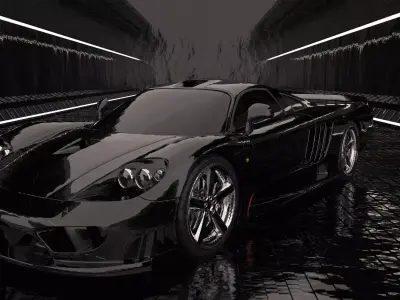 Saleen S7 Supercar 3D model