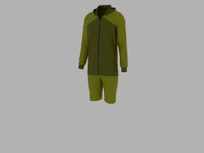 Sport Suit Low-poly 3D model 51