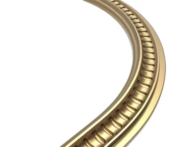 carved frame 3D model 37