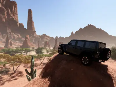 Jeep Wrangler Sahara 3D model