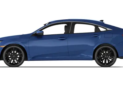 Honda Civic  Sedan Si 2020 3D model