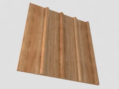 Wood Panels - Winchester - Fluted   3D model