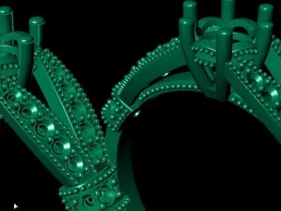 jewelry ring14 3D print model