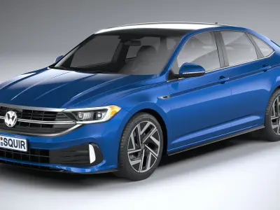 Volkswagen Jetta SEL 2022 3D model
