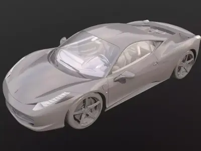 Ferrari 458 Italia  3D model
