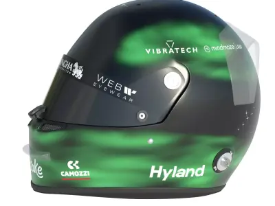 F1 Valtteri Bottas Helmet 2024 3D model