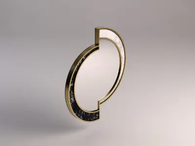 MIRROR---Half moon offset 3D model