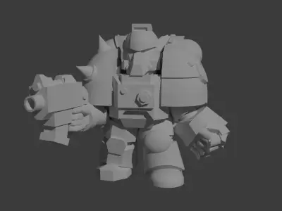 Goblin Marine by Crewonsprue - unsupported Free 3D print model