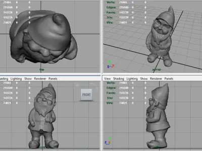 Garden Gnome 4 3D model