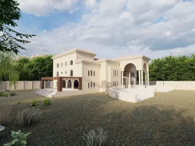 House King-villa-modern house 3D model