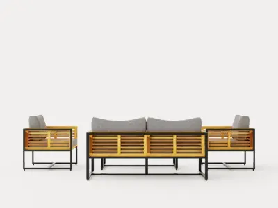 Tarruza Is Living Group Low-poly 3D model