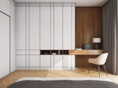 HQ ArchViz Bedroom Vol 1 Low-poly 3D model