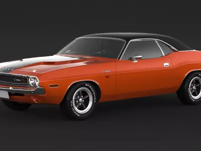 1970 Dodge Challenger RT 3D model