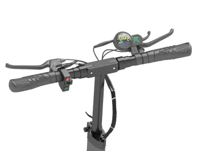 trolleybus  electromobile motorbike 3D model