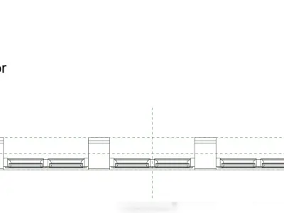 3 LEBANESE TRIPLE ARCHES Low-poly 3D model