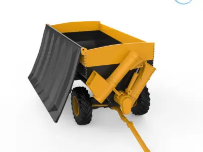Agricultural trailer charger 33000 3D print model