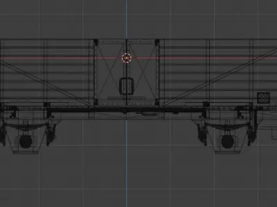 H0 1-87 scale OM 12 freight car 3D print model