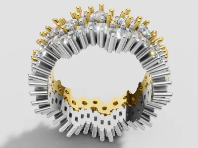 Ring Thorn 3D print model C91 3D print model