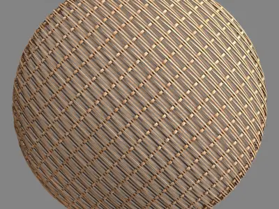 Wicker materials 16- PBR 4k by Sbsar 3D model