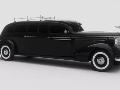 Pontiac Silver Streak 1938 Wednesday 3D model