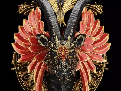 80 Sahra Ornament Kitbash VOL03 3D model