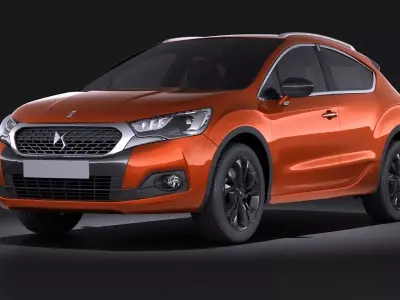 Citroen DS4 Crossback 2016 VRAY 3D model