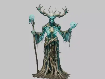 Forest Guardian 3D Model Low-poly 3D model buy