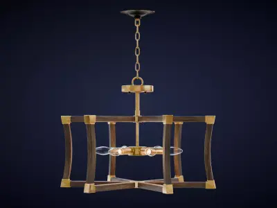 Bastian Small Lantern Low-poly 3D model