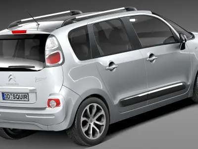 Citroen C3 Picasso 2013 3D model