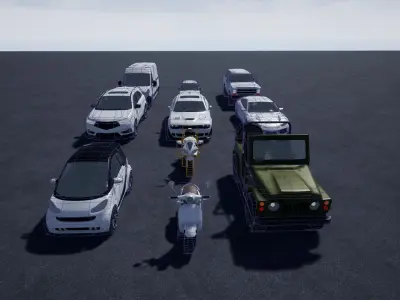 TMPV - Vehicle Props Free low-poly 3D model