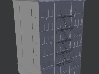 classic building Low-poly 3D model purchase