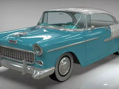 Chevy Belair Coupe 1955 3D model