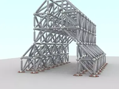 Optimal Truss Model 01 3D model