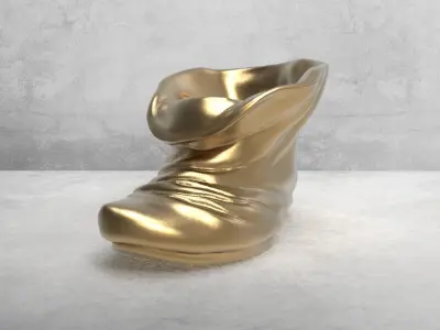 Shoe Plant Pot 3D print model Free 3D print model