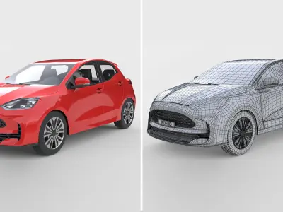 Generic Modern Hatchback 2015 3D model