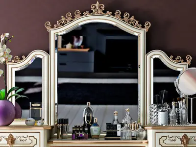 Dressing table set 4 3D model