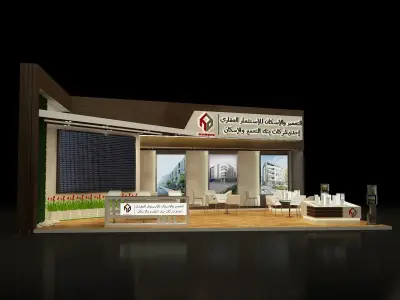  Booth Exhibition Stand a281  3D model