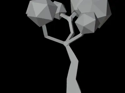 Low Poly Tree Low-poly 3D model purchase