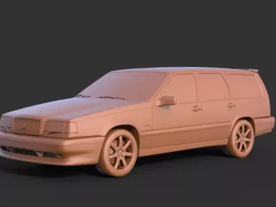 Volvo 850 R 3D print model