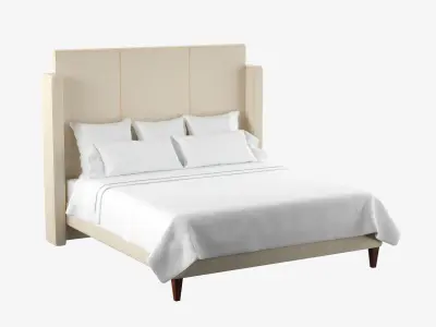 Locksley bed Hickory Chair 3D model