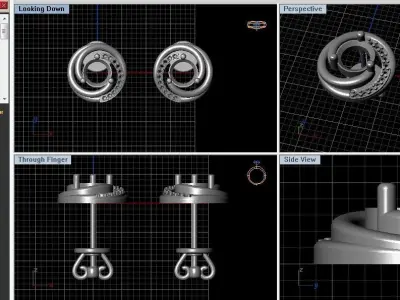 Diamond Curl 3D print model