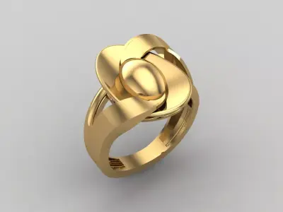 Women Ring Plain Ring Ready STL 3DM Models Womens Rings 3D print model 18