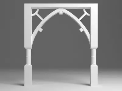 Wooden Arch 3D model
