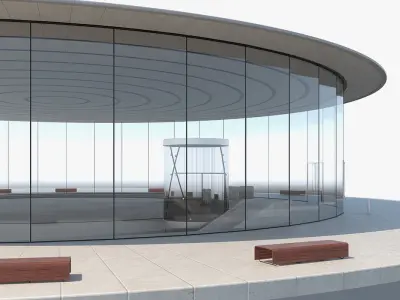 Steve Jobs Theater 3D model