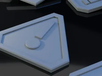 Gaslands Tokens  3D print model