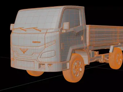 Montra Electric Eviator Pickup Truck 3D model